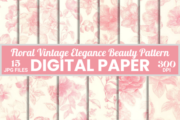 Download Floral Vintage Elegance Beauty Pattern - Floral Collection