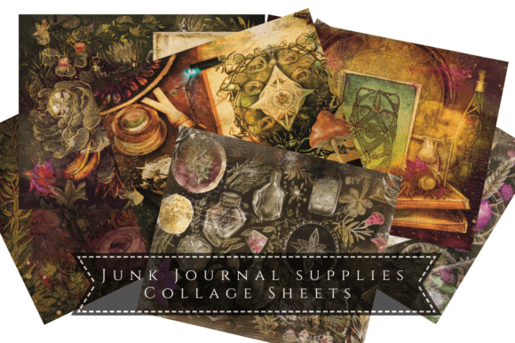 Download Junk Journal / Scrapbook Papers, Herbal - Premium Resources