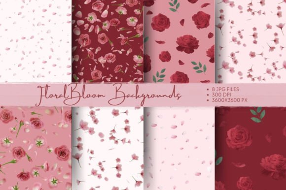 Download FloralBloom Backgrounds - Floral Collection