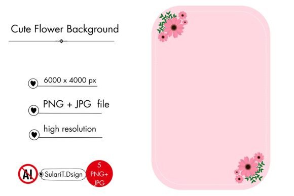 Download Pastel Floral Border and Aesthetic Frame - Floral Collection