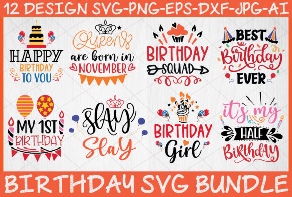 Download Birthday SVG Bundle - Premium Resources